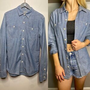 Converse All Star Denim Shirt.